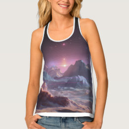 Custom Women's All-Over Print Racerback Tanktop