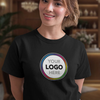 Custom Women's Business T-Shirt - Add Your Logo
