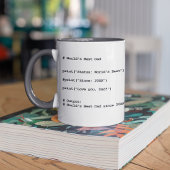 Custom World’s Best Dad Code Mug – Year Gift Koffiemok