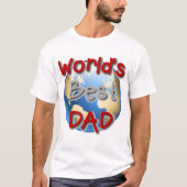 Custom World's Best Pap T-shirt (Voorkant)