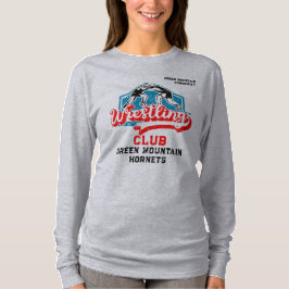 Custom Wrestling Team Club Schoolnaam Nummer T-shirt