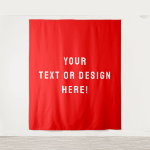 Custom XL Red Tapestry – Maak het vandaag nog van Wandkleed