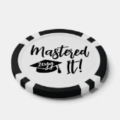 Custom Year Masters Degree Afstuderen beheerst het Poker Chips (Enkel)