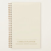 Custom Yearly Planner | Sleek Neutral Design (Devant)