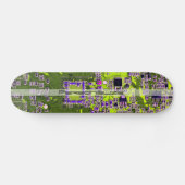 Custom Yellow PCB Circuit Board for IT Pros Skateboard (Horizontaal)