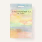 Custom Yoga Instructor Sunflower Badge (Achterkant)