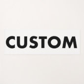 Custom Yoga Mat 1 Sided Print LANDSCAPE Orientated (Voorkant (horizontaal))