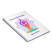 Custom Yoga Notebook with Name & Mantra Notitieboek (Rechterzijde)