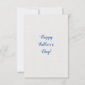 Custom Yorkie vader hond beste gekke hond vader Bedankkaart (Achterkant)