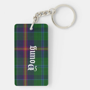 Custom Young Tartan Pset Sleutelhanger