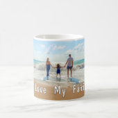 Custom Your Family Photo Mug Gift with Text (Centre)