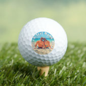 Custom Your Photo Golf Balls Personalized Text Golfballen (Insitu Shirt)