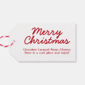 Custom zelfgemaakt speciaal voor u Kerstmis Cadeaulabel (Achterkant Horizontaal)