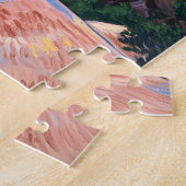 Custom Zion National Park Angels Landing Vibrant Legpuzzel (Zijkant)