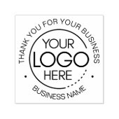 Customer Appreciation Business Bedankt Logo Zelfinktende Stempel (Design)