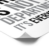 Customer Service is geen afdeling Poster (Hoek)