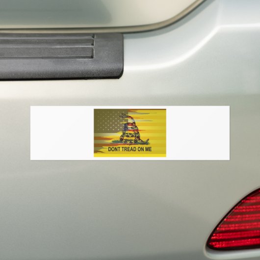 CustomGadsden Bumpersticker (Op auto)