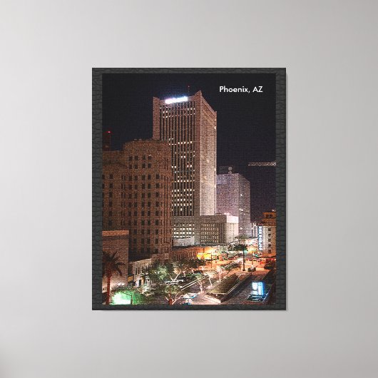 CustomiPhoenix, AZ bij het Nightze Product Canvas Afdruk (Voorkant)