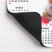 Customisable Cute Corgi Dog Calendar Muismat (Hoek)