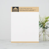 Customisable En-tête de la lettre de l'avocat du procureur (Debout devant)