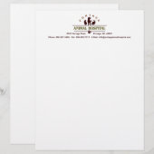 Customisable En-tête de lettre 1A de pah (Devant / Derrière)