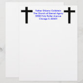 Customisable En-tête de lettre chrétien (Devant / Derrière)