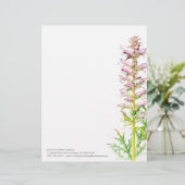 Customisable En-tête de lettre d'art d'aquarelle de vert de (Debout devant)