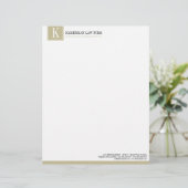 Customisable En-tête de lettre de mandataire (Debout devant)