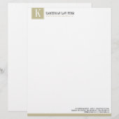 Customisable En-tête de lettre de mandataire (Devant / Derrière)