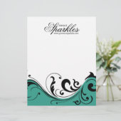 Customisable En-tête de lettre élégant et audacieux (Debout devant)