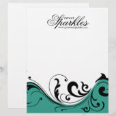 Customisable En-tête de lettre élégant et audacieux (Devant / Derrière)