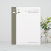 Customisable En-tête de lettre procureur/avoué (Debout devant)