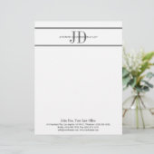 Customisable En-tête de lettre SilverScript MatchBusinessCard (Debout devant)