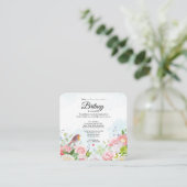 Customisable Female Birthday Invitation – Editable Informatiekaartje (Staand voorkant)