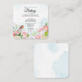 Customisable Female Birthday Invitation – Editable Informatiekaartje (Voorkant / Achterkant)