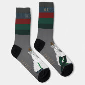 Customisable “Fleece Navidad” Sheep Funny Fun Grey Sokken (Rechts)