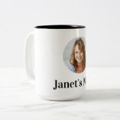 Customisable Photo Mug With Editable Text (Devant gauche)