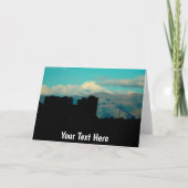 Customisable Quito volcano Kaart (Voorkant)