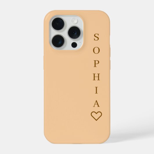 Customisable Simple Phone Case iPhone Hoesje (Achterkant)