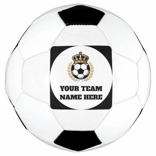 Customisable Soccer Team Football King Logo (Devant)