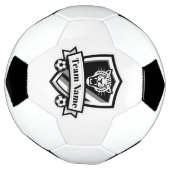Customisable Soccer Team Jaguar Logo Soccer Ball  (Tourné)