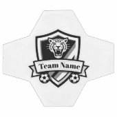 Customisable Soccer Team Jaguar Logo Soccer Ball  (Plat)