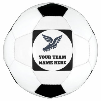 Customisable Soccer Team Winged Football Boot Logo Voetbal