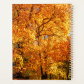 Customisé automne jaune feuilles 2023 Planificateu (Dos)