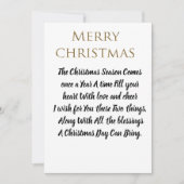 Customisé Classic Vos Propres Cartes De Noël Joyeu (Devant)