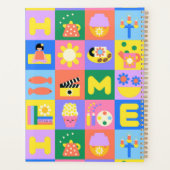 Customisé Cute and Happy Home Calender 2026 (Dos)
