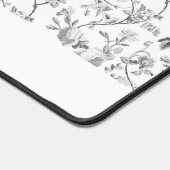 Customisé Élégant Chic Vintage Gris Rose Floral (Coin)