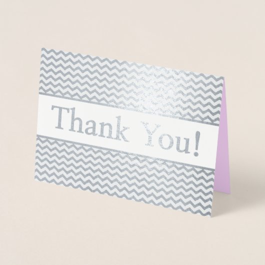 Customisé et basique "Merci !" Carte (Devant)