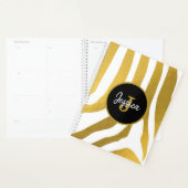 Customisé Faux Gold Zebra Print Stripes Motif (Devant avec enveloppe)