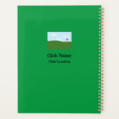Customisé Golf Planner/Cadeau membre (Dos)